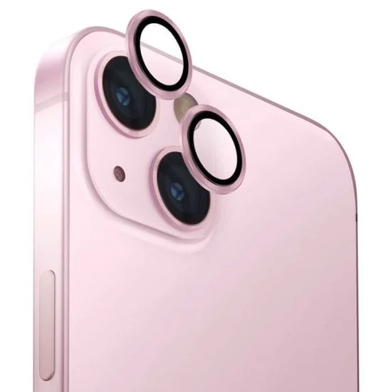 Uniq Optix iPhone 15 - 15 Plus Camera Lens Protector Soft Pink - Pink
